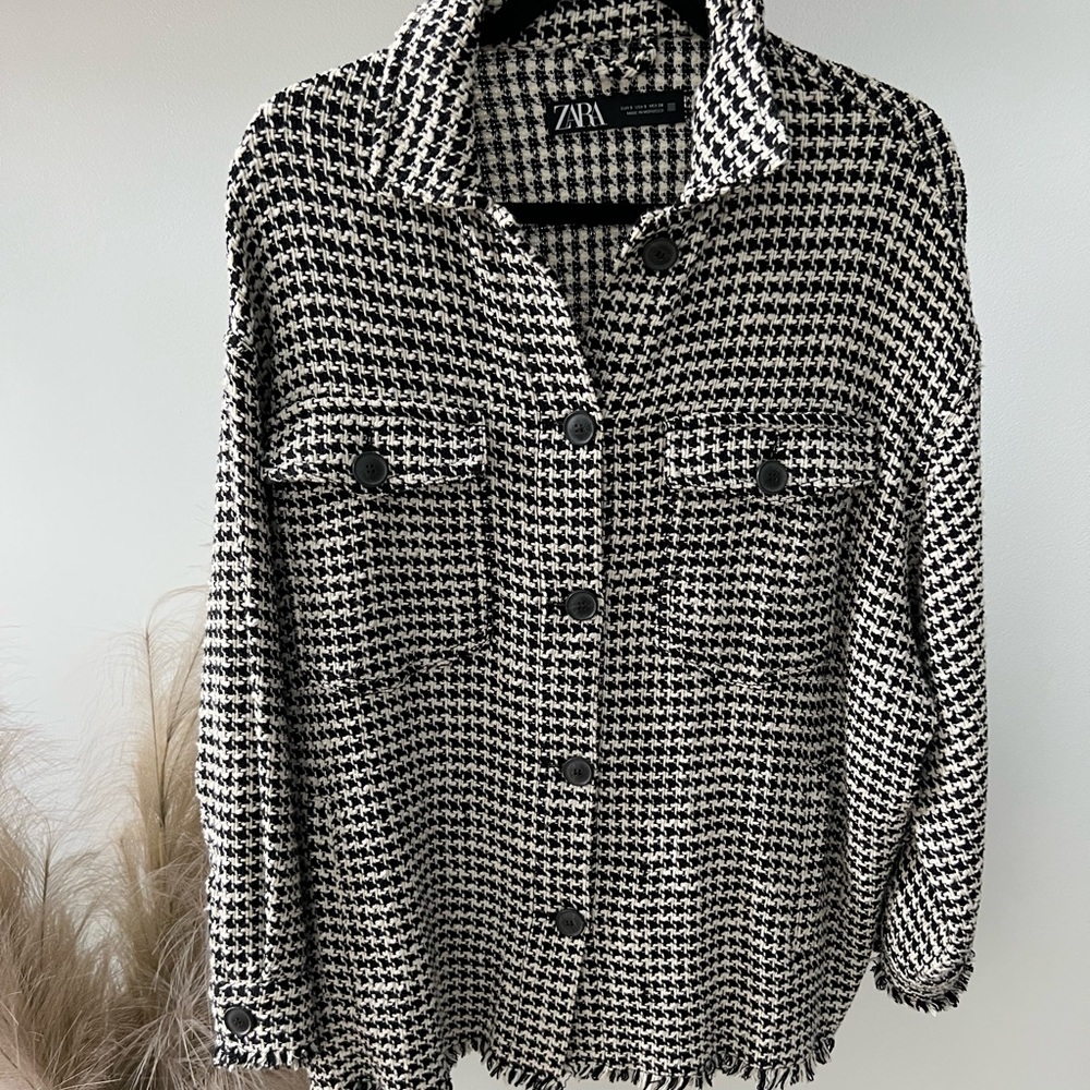 Zara plaid jacket